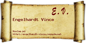 Engelhardt Vince névjegykártya