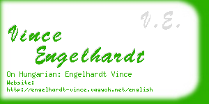 vince engelhardt business card